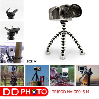 ขาตั้งกล้องหนวดปลาหมึก Flexible NV-GP045 Octopus Tripod Medium พร้อมส่ง**