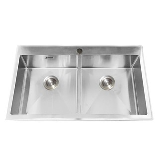 KITCHEN SINK PARNO DSIGN8650 2B STAINLESS STEEL ซิงค์ฝัง 2หลุม PARNO DSIGN8650 อ่างล้างจานฝัง อ่างล้างจานและอุปกรณ์ ห้อง