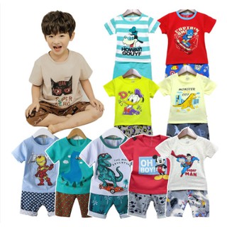 ✔✔✔ ชุดเซตเด็ก แขนสั้น ขาสามส่วน 4-7ปี ราคาถูกมากๆ ผ้านิ่มเด้ง มากๆ ใส่สบาย
