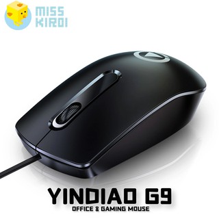 Miss Kiroi x YINDIAO G9 Laser Office &amp; Gaming Mouse เมาส์เกมมิ่ง ออฟติคอล DPI 1200 เหมาะกับเกม