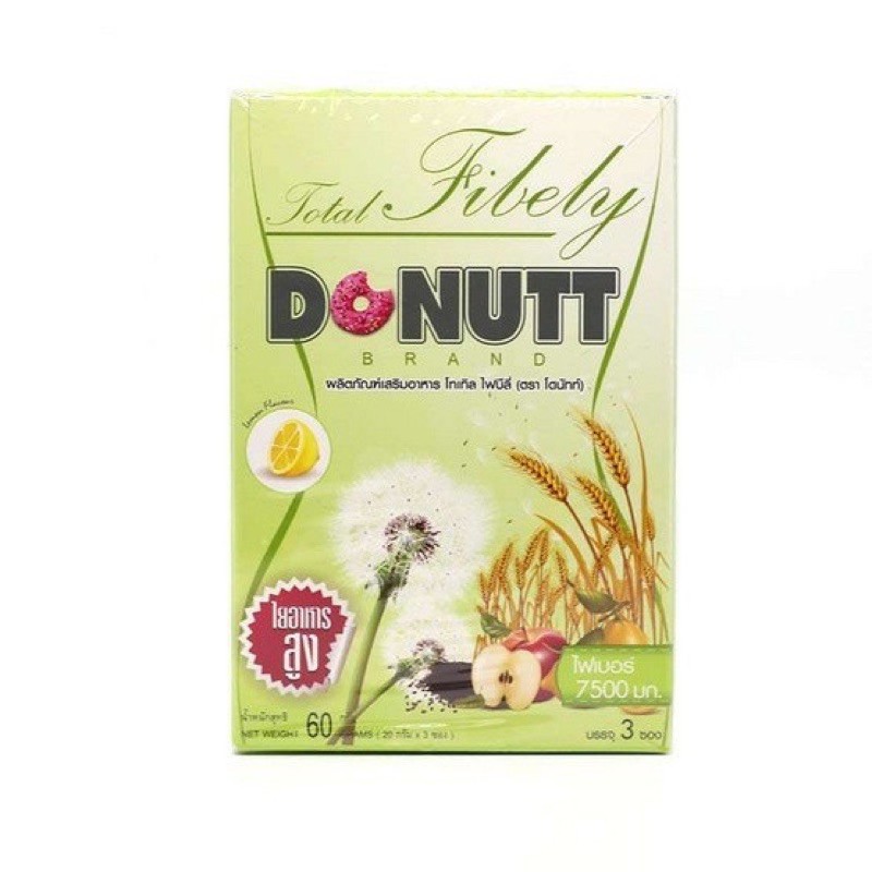 DONUTT total fibely 3 ซอง