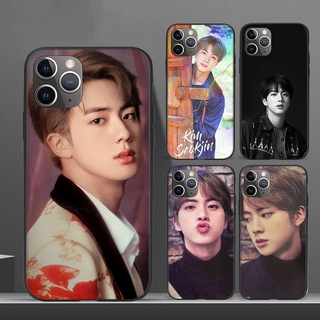 เคสโทรศัพท์มือถือแบบนิ่ม ลาย Bts Jin สําหรับ iPhone 6 Plus 6S 6 7 7 Plus 8 8 Plus 5S XS Max X XR SE