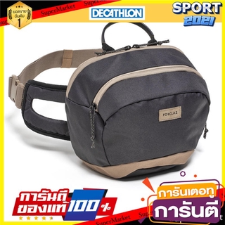 กระเป๋าคาดเอวขนาดใหญ่สำหรับการเดินป่า ความจุ 5 ลิตร (สีดำ) Large waist pack for hiking, 5 liter capacity - black