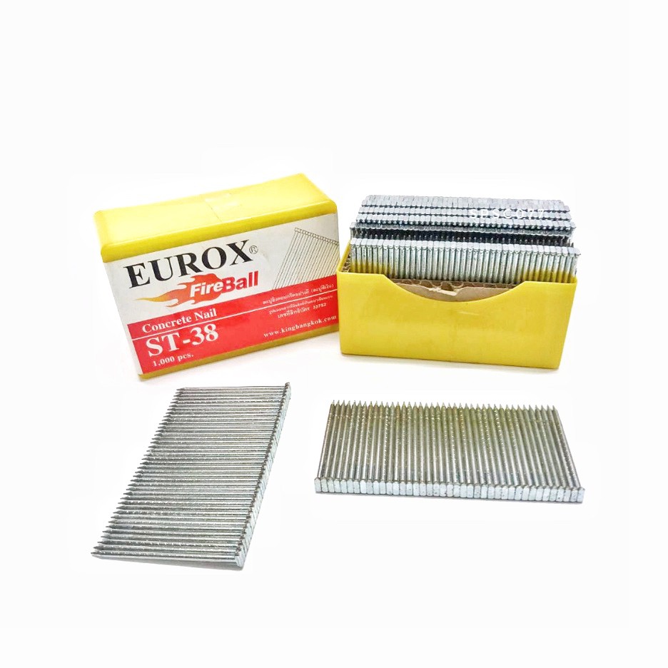 EUROX ST18 - ST64 ตะปูยิงคอนกรีต ลูกแม็ก ปืนลม ชนิด ขาเดี่ยว ST 18 - ST 64