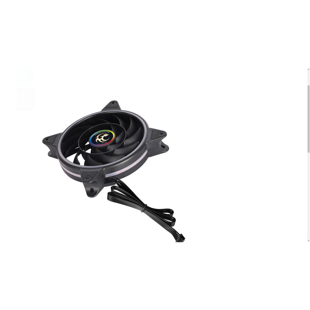 พัดลมระบายความร้อน TSUNAMI 1250 ARGB 12 cm.(Black) + Remote (Pack3) #4