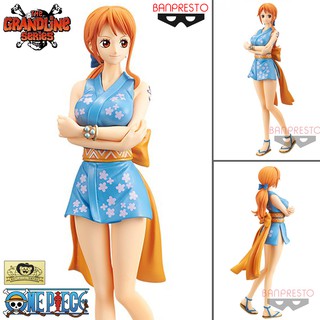 งานแท้ Original ฟิกเกอร์ Bandai One Piece วันพีซ เต็มพิกัดสลัดจอมลุย Nami นามิ The Grandline Lady Wano Kuni Country