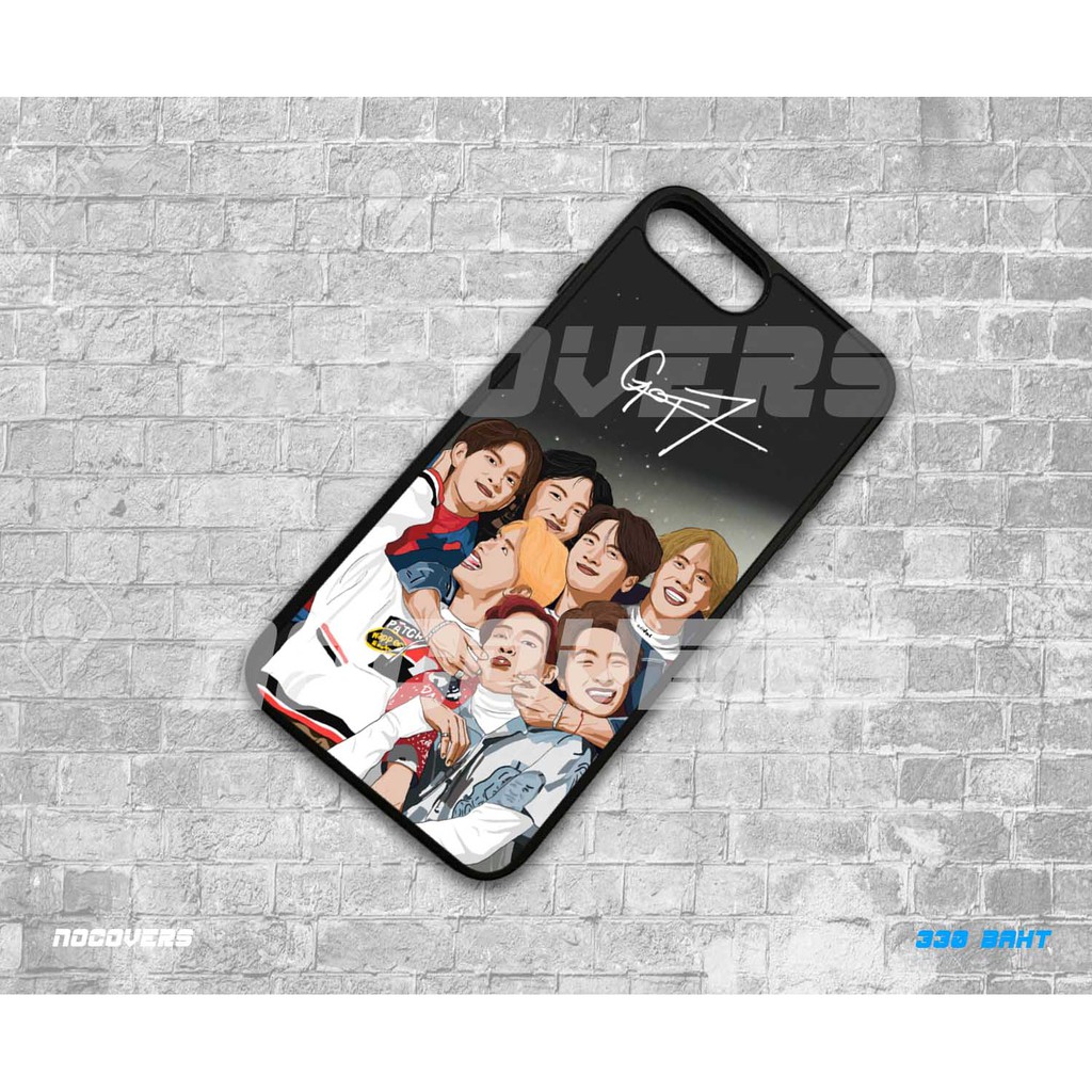 เคส iPhone 12 iPhone11 iPhone X iPhone 8 iPhone 7  GOT 7 เคสหลังกระจก Tempered Glass ไอโฟน