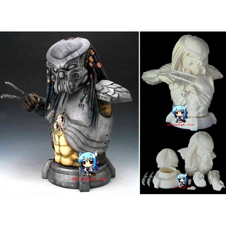 พรีเดเตอร์ Predator bust ครึ่งตัว 1/2 พร้อมฐาน 15นิ้ว  Vinyl figure model ไวนิล ฟิกเกอร์ โมเดล