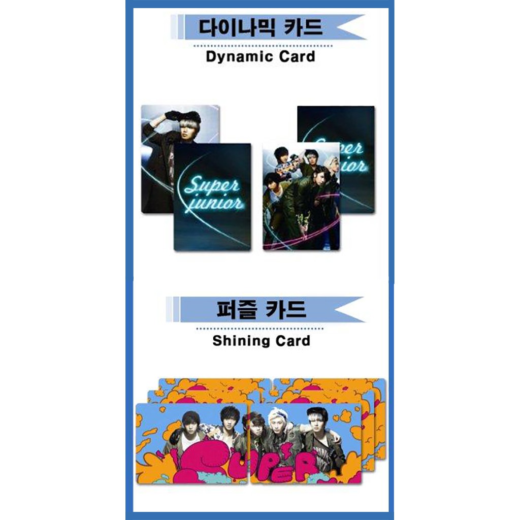 Super Junior SJ Star Collection Card Official Goods ขายแบบ 1 ซอง (สุ่มซอง ห้ามเลือก) มี Cards 5 ใบ ของแท้จากเกาหลี KPOP - รูปที่ 6