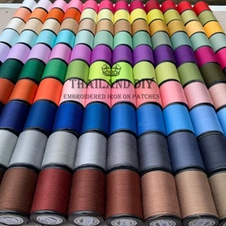 🧵 ด้ายเย็บผ้าคุณภาพตราหัวเสือ WOP 🧵 เซทx12เฉดสี เหนียว สีสวย ด้ายเย็บผ้าหลอดเล็กคละสี ด้าย ด้ายสปัน DIY ด้ายเย็บผ้าสีขาว