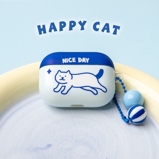 (Pre-order) เคสAirpods ลายน้องแมว Happy Cat จากแบรนด์ Aug8store