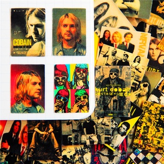 ❤ Nirvana Q-3 Rock Band Mini Diary Manual สติ๊กเกอร์ ❤ 45Pcs/Set Kurt Cobain DIY Fashion Album Notebooks Scrapbooks Decor สติ๊กเกอร์