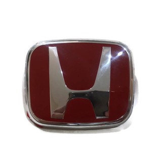 โลโก้ honda หน้า หรือ หลัง สีแดง งานเนียนๆ สวย รหัส SNW-J01 (9.3cm*7.5cm) logo honda RED 300ต่อชิ้น