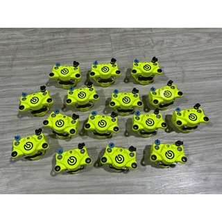 ปั๊มBrembo ปักข้างสีเลม่อน 2Pot 34mm.