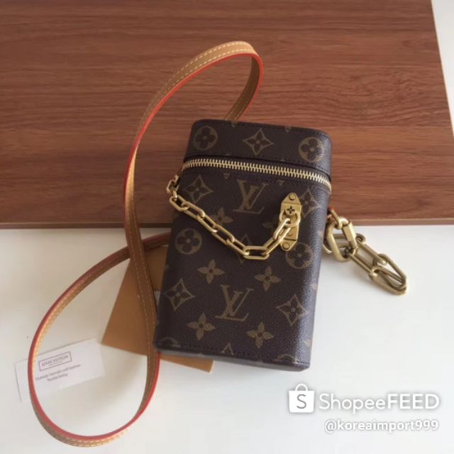 Louis Vuitton Virgil Abloh Phone Box Monogram Brown Legacy Bag
