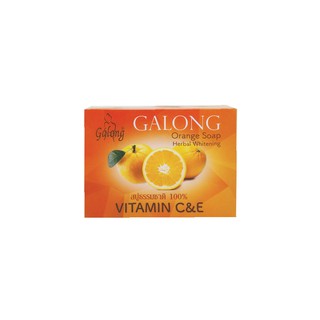 Galong สบู่ส้มผสมวิตามิน C&amp;E 130g