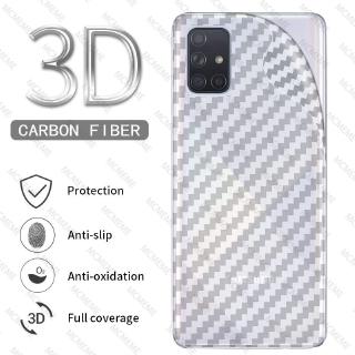 [ซื้อ 1 รับ 4] ฟิล์มรอบตัวเครื่องด้านหลังของ Samsung Galaxy A24 A54 A34 A14 A04s A04 A04e A03 A03s A13 A23 A53 A73 A33 A51 A71 A21 A31 A21s A11 A01 5G คาร์บอนไฟเบอร์ Back