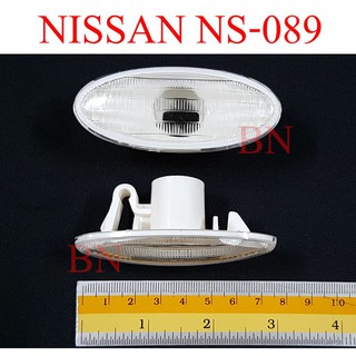 (1คู่) ไฟแก้ม นิสสัน นาวาร่า NP300 2014 - 2021 ไฟเลี้ยวข้าง ฝาขาว (ไม่รวมขั้ว+หลอดไฟ) Nissan Navara NP300 X-Trail