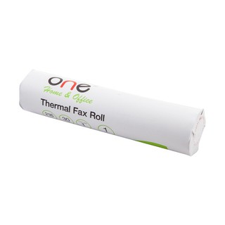 กระดาษแฟกซ์ 216 มม.x30 หลา แกน 1ซม. ONE Fax paper 216 mm. X 30 yards. Core 1 cm. ONE