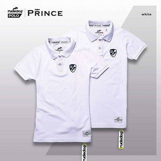 Rudedog เสื้อโปโล ชาย หญิง    รุ่น Prince  สีขาว