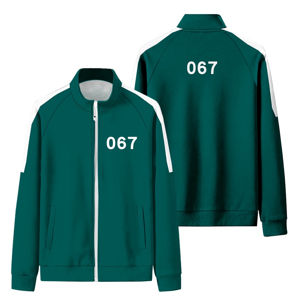 Squid Game jacket เสื้อผ้ากีฬา number 067 218 456 Squid Game cosplay #4