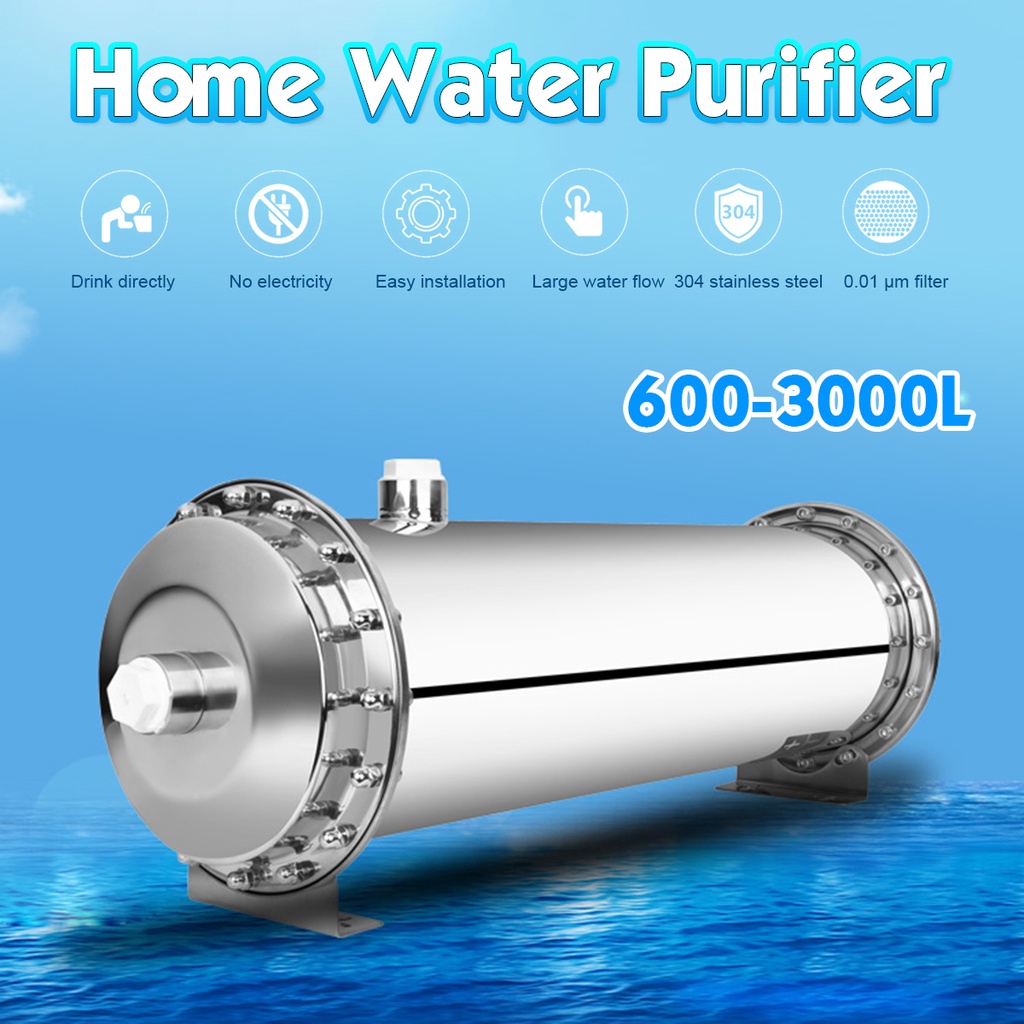 600/1000/3000l 304 สแตนเลสกรองน ้ ําห ้ องครัวPDF Ultrafiltrationเครื ่ องฟอกอากาศCommercial Homeเครื ่ องดื ่ มตรงUFกรอง