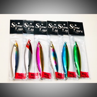 เหยื่อจิ๊ก Slow Lure 60 กรัม , 80 กรัม