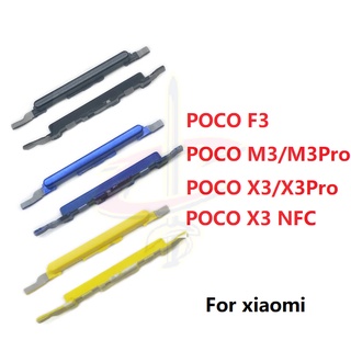 ปุ่มสวิทนอก ปุ่มเปิดปิด ปุ่มนอก สําหรับ POCO F3 M3 Pro X3 Pro NFC GT