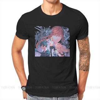 Daily-T เสื้อยืด ผ้าฝ้าย 100% พิมพ์ลาย Chainsaw Man Denji Makima Aki Manga สําหรับผู้ชาย