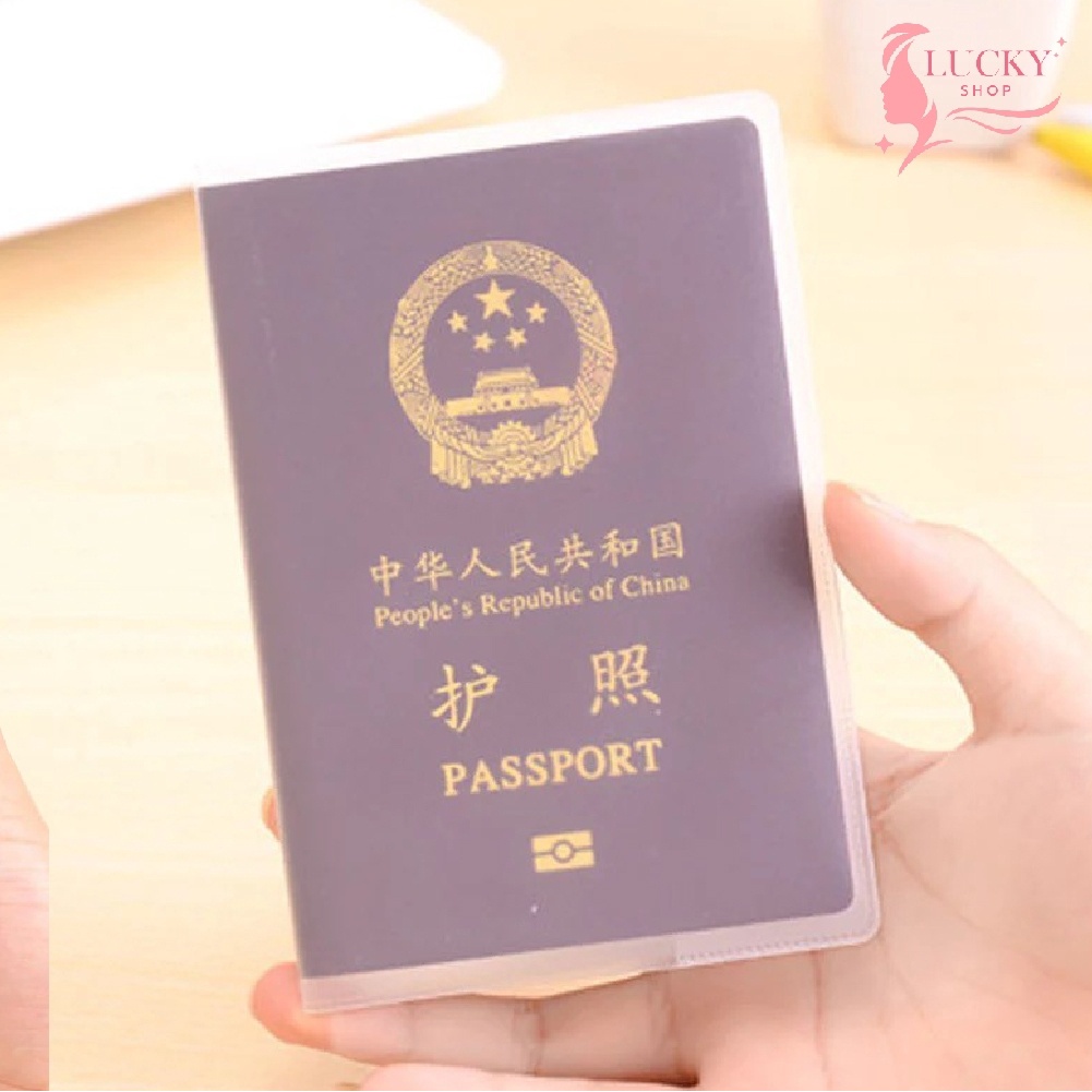 ซองใส่พาสปอร์ต ปกพาสปอร์ต ซองหนังสือเดินทาง ปกหนังสือเดินทาง PVC Passport Cover รุ่น