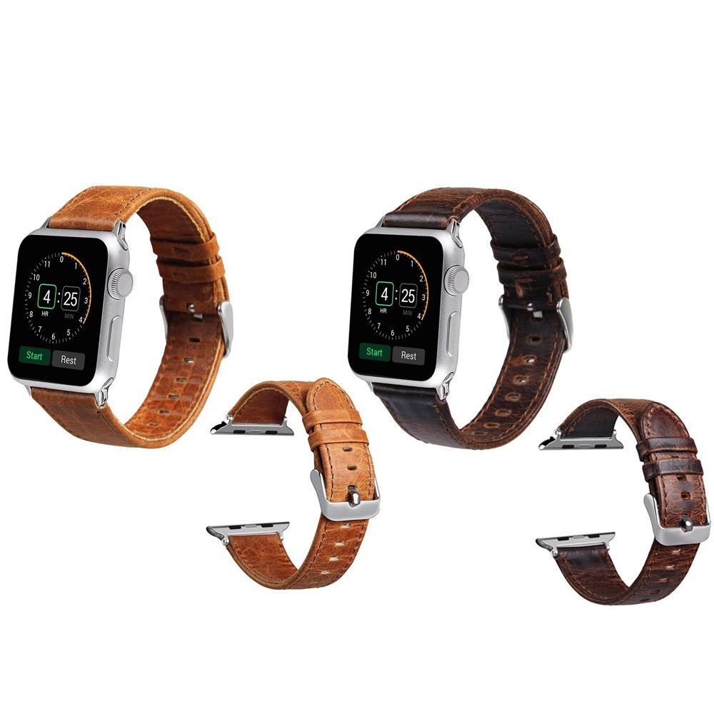 สายนาฬิกาข้อมือหนังแท้ สําหรับ Apple Watch 8 7 6 SE 1 2 3 4 5 38 มม. 42 มม. 40 มม. 44 มม. 41 มม. 45 มม. ultra 49 มม.