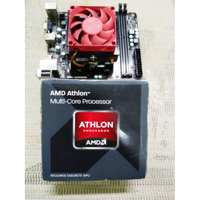 CPU ซีพียู AMD ATHLON x4 845 3.5 GHz ++มัดรวม MAINMOARD MSI A68HM-E33 V2 SOCKET FM2+