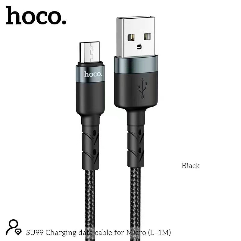 ใหม่สายชาร์จ Hoco SU99 1M 2.4AและSU99 Plus 2M 3.0A สายชาร์จสำหรับ แอนดรอยด์ สำหรับ for L/Micro USB/Type-C ราคา ถูกที่สุด ดีลบีเคเค แกลเลอรีภาพที่ 6