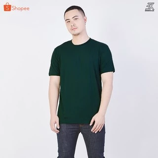 Expogarment เสื้อยืดสีเขียวหัวเป็ด คอกลม คอวี คอตตอน100% ไม่มีตะเข็บข้าง ไซส์S-6XL หดเกิน3%ยินดีคืนเงิน