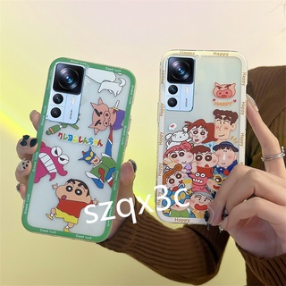 ใหม่ เคสโทรศัพท์มือถือ ซิลิโคนนิ่ม ปิดด้านหลัง ลายการ์ตูนชินจังน่ารัก สร้างสรรค์ สําหรับ Xiaomi Mi 12T Pro 12 Lite 11T Redmi 10 5G 4G POCO C40 F4 M5 S M4 2022