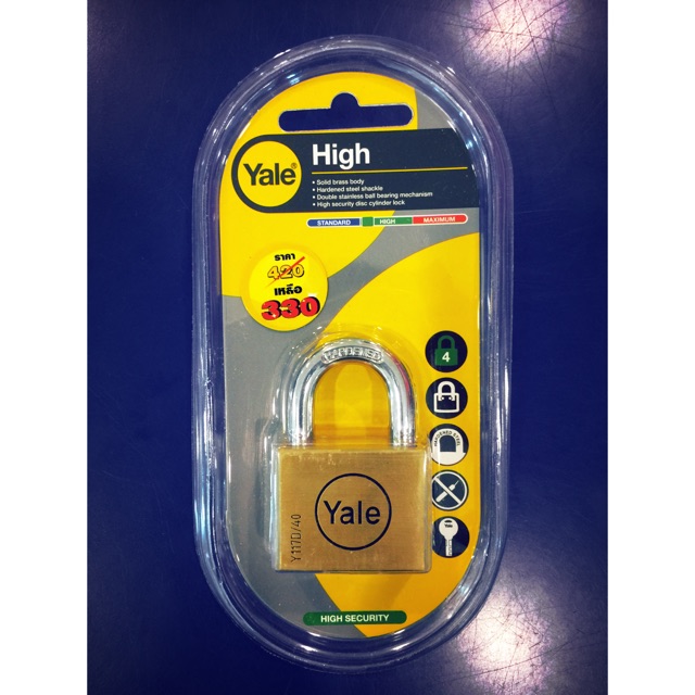 Yale#BD40 กุญแจคล้อง