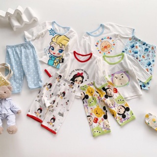 KidsNK®พร้อมส่ง:: ชุดเด็ก 5 ส่วน ใส่ได้ตลอด 🌈 sz.90-130