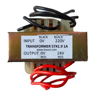 หม้อแปลง Input 220Vac  Output 24Vac 1A TRANSFORMER INPUT220VAC OUTPUT 24VAC 1A transformers step down