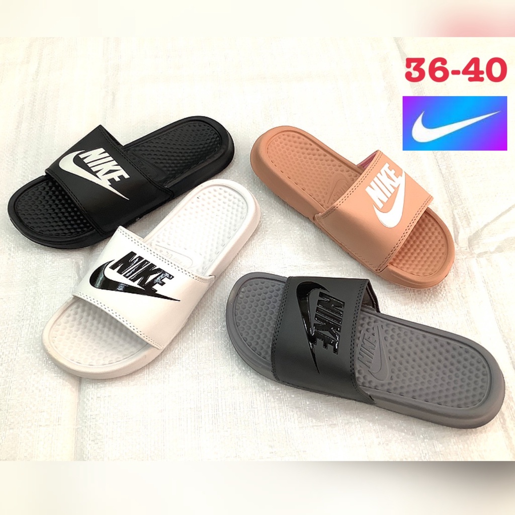 [Lotสุดท้าย Saleขาดทุน] "Sz.35-40" NIKE [งานOutletเวียตนาม ไม่มีกล่อง] รองเท้าแตะสวม รุ่นBanassi JDI