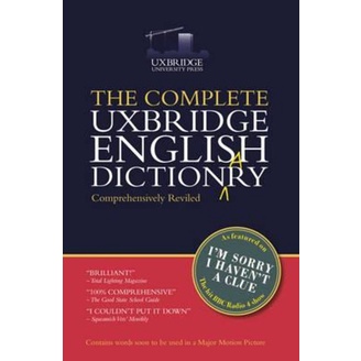 พจนานุกรมภาษาอังกฤษ Uxbridge ฉบับสมบูรณ์ : ฉันขอโทษที Clue โดย Graeme Garden (ฉบับสหราชอาณาจักร ปกอ่