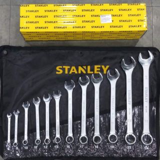 ชุดประแจแหวนข้างปากตาย 12ขนาด stanley