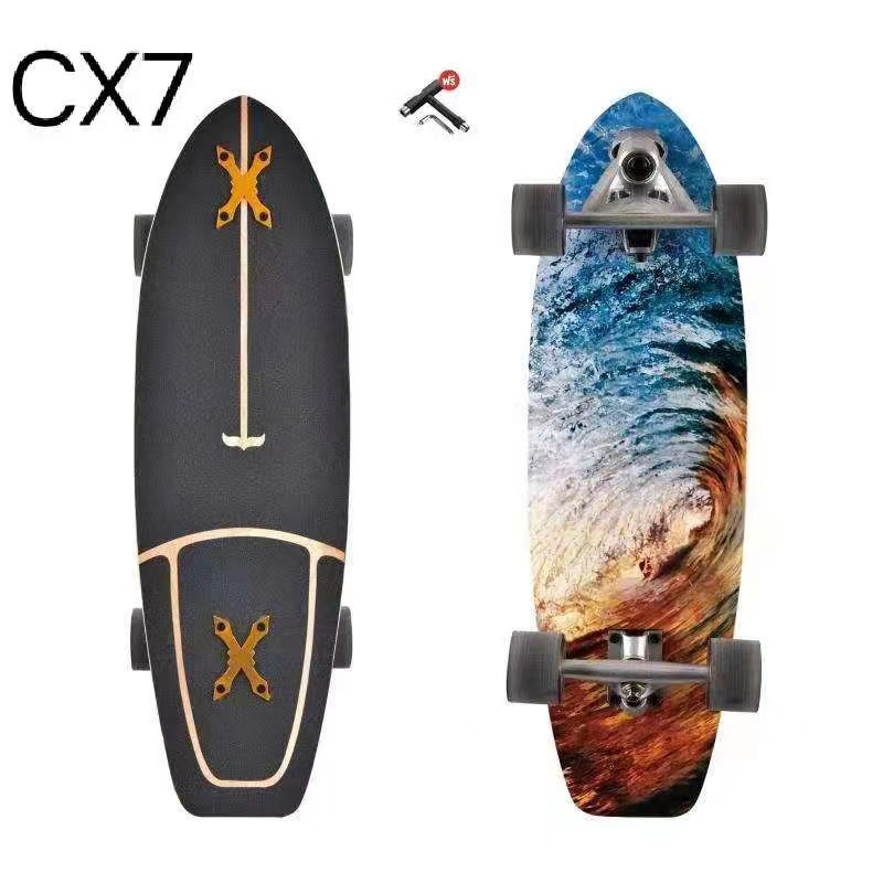 SurfSkate เซิร์ฟเสก็ต CX7  30'' สเก็ตบอร์ด Surf skateboard สามารถเลี้ยวซ้ายและขวา