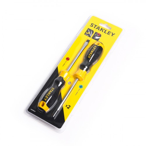 STANLEY  ไขควง ชุด2ตัว STMT66670 แฉก + แบน ทนทาน ของแท้100% ออกใบกำกับภาษีได้ ราคา ถูกที่สุด ดีลบีเคเค แกลเลอรีภาพที่ 4