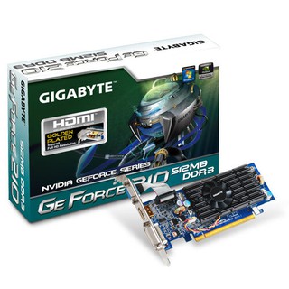 Gigabyte/Forsa Geforce GT210 512MB DDR3 (92% New-Rebuilt-NOBOX)