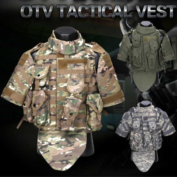Outdoors Airsoft Paintball Molle Plate Carrier เสื้อกั๊กยุทธวิธีทหาร Combat Sports Armor Camping Hik