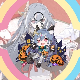 Honkai Impact Fu Hua พวงกุญแจ (Tenti) Halloween - HI3 - พวงกุญแจ - ของที่ระลึก - อะนิเมะ - Ganci Anime - Anime