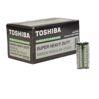 ถ่าน TOSHIBA/Philips/Maxell ขนาด AAA 1.5V 1กล่อง 40ก้อน