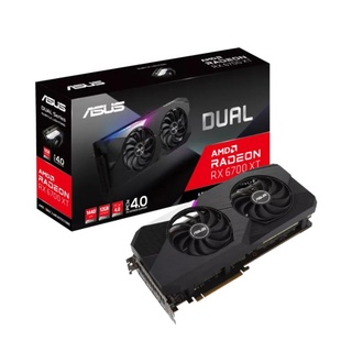 การ์ดจอ ASUS  DUAL-RX6700XT-12G Model : DUAL-RX6700XT-12G