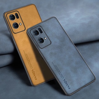 Oppo Reno 7 / Reno 7 Pro 5G กันกระแทก หนัง PU วินเทจ ไฮบริด กันชน เคส