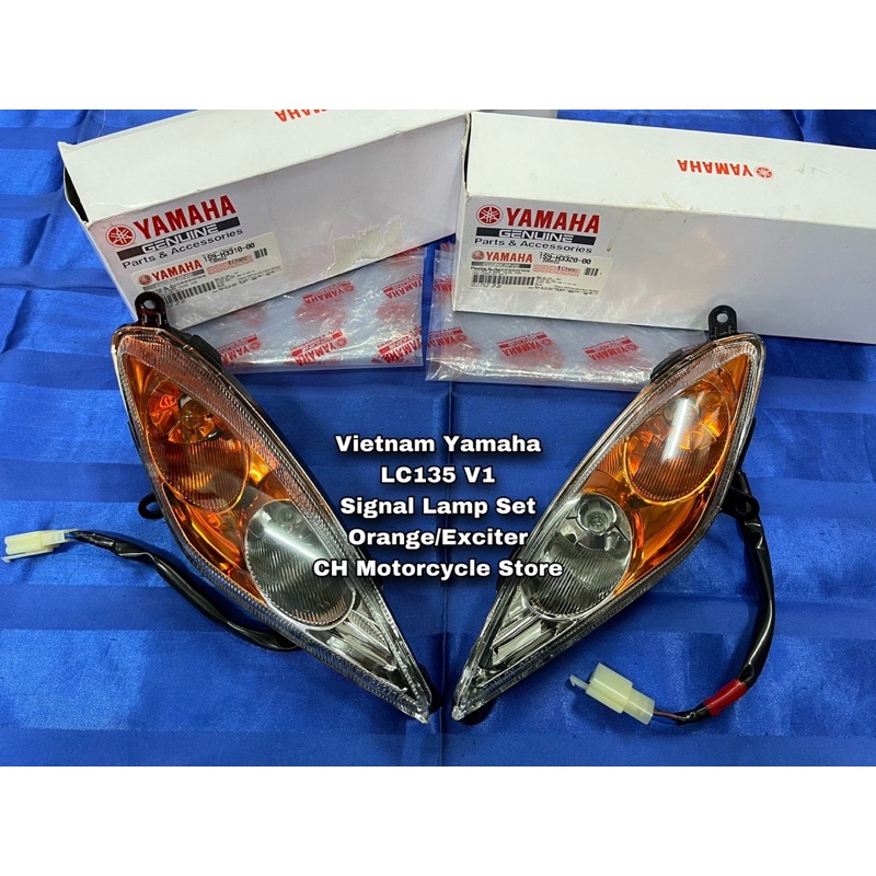 โคมไฟสัญญาณ สีส้ม สําหรับ Yamaha LC135 V1 Enkei Exciter135 Oren LC Depan Lampu Exciter